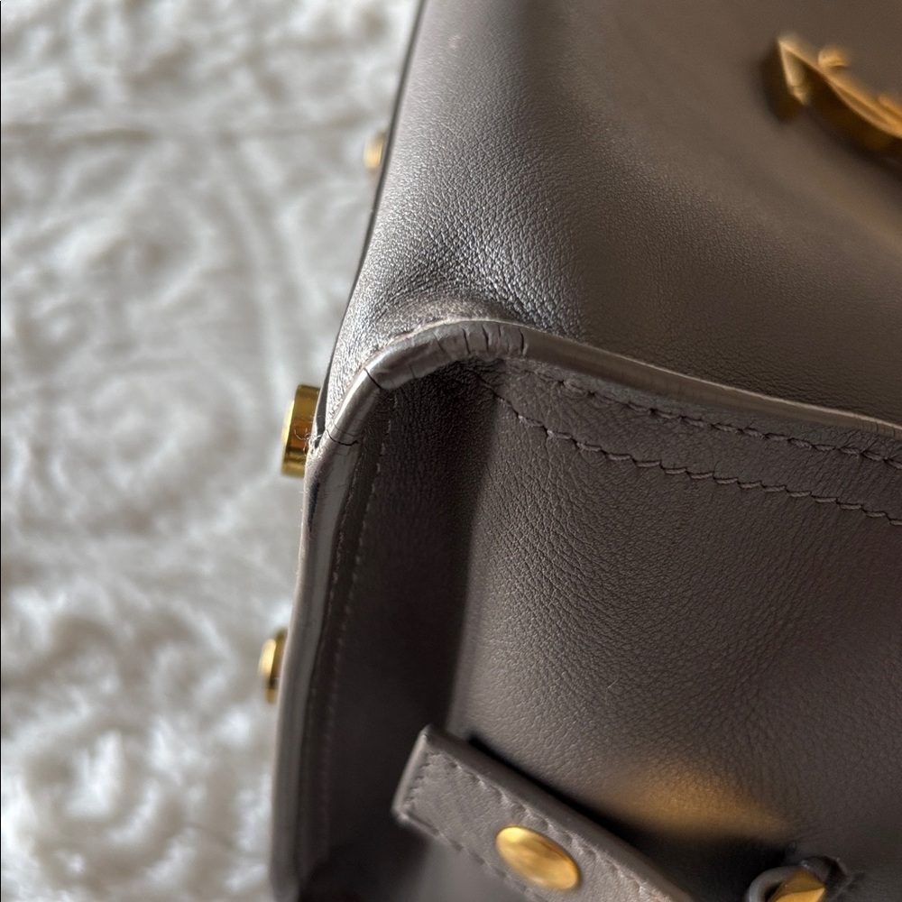 Saint Laurent Cabas Baby in Gray - Picture 16 of 16